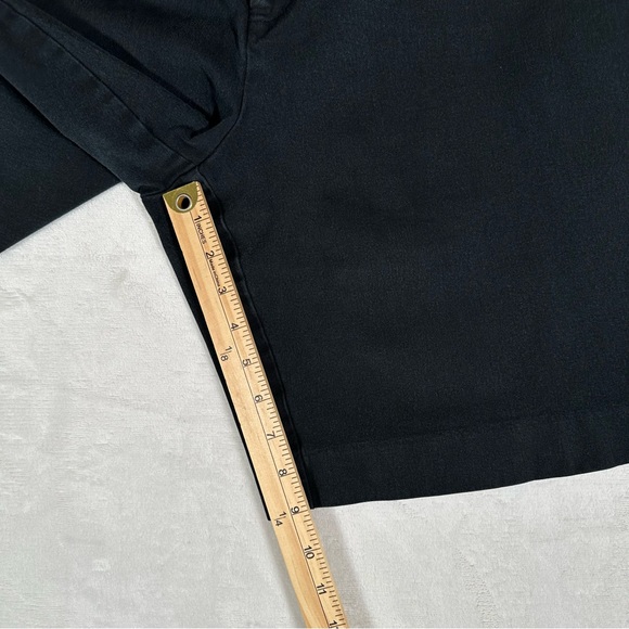 Lauren Ralph Lauren Shorts Women Size W22 Black Shlash Pockets 9" Bermuda RLL - Picture 5 of 12